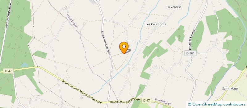 localisation de l'entreprise MONSIEUR ANTHONY POUSSET  VALORBIQUET