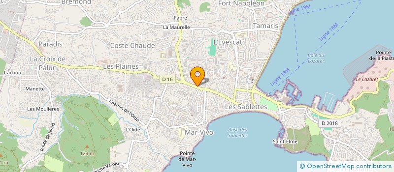 localisation de l'entreprise MONSIEUR ANTHONY PRADO à LA SEYNE-SUR-MER
