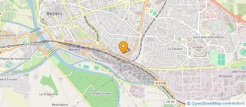 localisation de l'entreprise MONSIEUR ANTHONY PRAME  BEZIERS