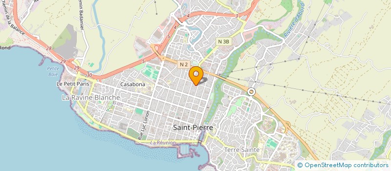 localisation de l'entreprise MONSIEUR ANTHONY PRAUD à SAINT-PIERRE