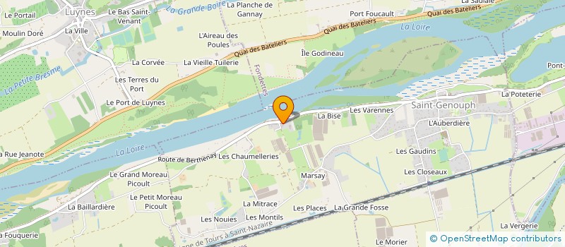 localisation de l'entreprise MONSIEUR ANTHONY PREVOST  SAINT-GENOUPH