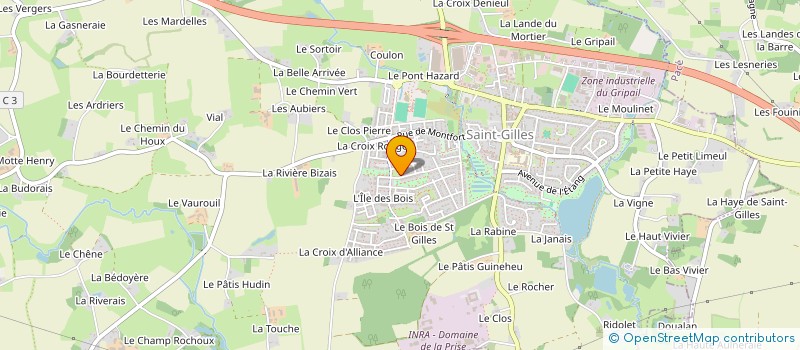 localisation de l'entreprise MONSIEUR ANTHONY PRIGENT  SAINT-GILLES