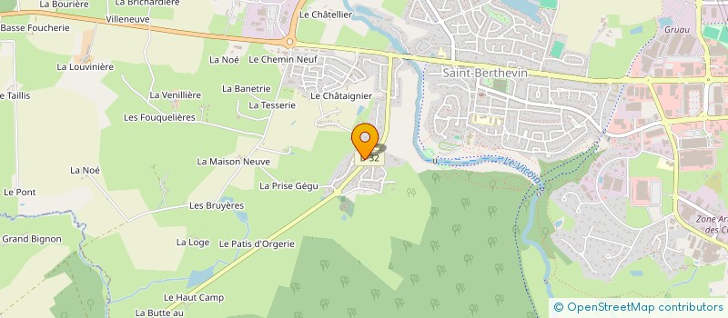 localisation de l'entreprise MONSIEUR ANTHONY PRIME  SAINT-BERTHEVIN