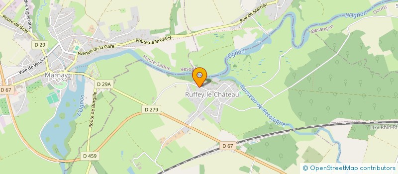 localisation de l'entreprise MONSIEUR ANTHONY PRINA à RUFFEY-LE-CHATEAU