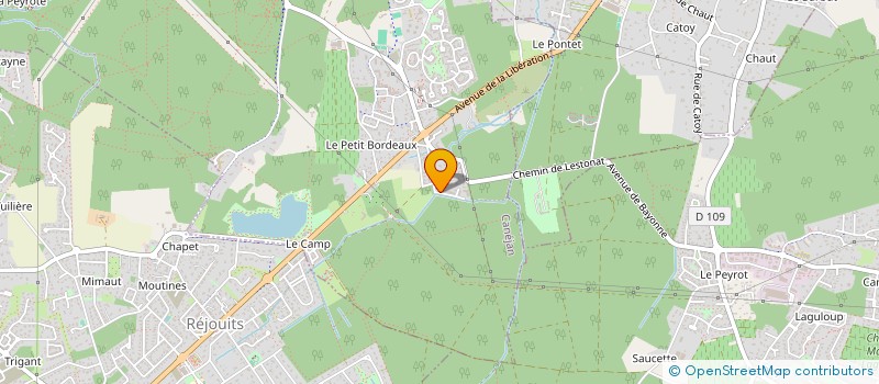 localisation de l'entreprise MONSIEUR ANTHONY PRIVAT  CANEJAN