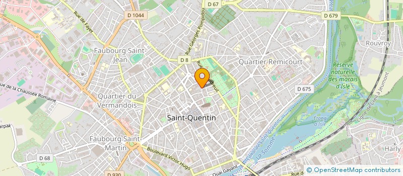 localisation de l'entreprise MONSIEUR ANTHONY PROISY à SAINT-QUENTIN