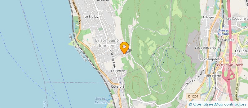 localisation de l'entreprise MONSIEUR ANTHONY PROPHETE  BRISON-SAINT-INNOCENT