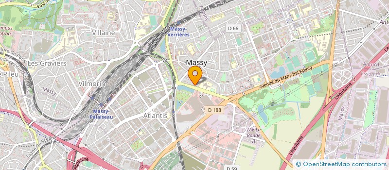 localisation de l'entreprise MONSIEUR ANTHONY PRUDHOMME à MASSY