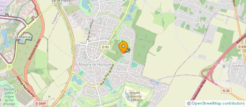 localisation de l'entreprise MONSIEUR ANTHONY PRUNELLE  MAGNY-LE-HONGRE