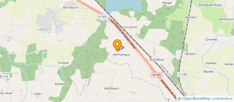 localisation de l'entreprise MONSIEUR ANTHONY PRUVOST  BRECH