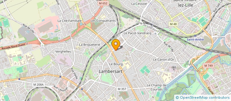 localisation de l'entreprise MONSIEUR ANTHONY PULIGA à LAMBERSART
