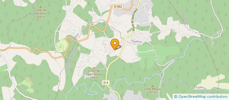 localisation de l'entreprise MONSIEUR ANTHONY PUSCA  SAINT-PAUL-EN-FORET