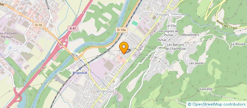 localisation de l'entreprise MONSIEUR ANTHONY QUATELA  LE CHAMP-PRES-FROGES