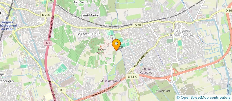 localisation de l'entreprise MONSIEUR ANTHONY RAEZ  SORGUES