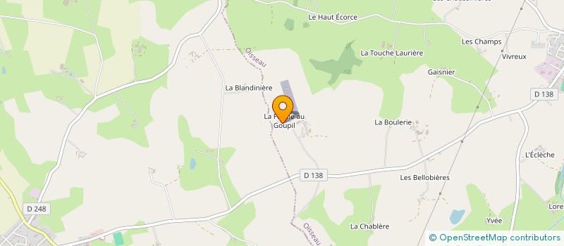 localisation de l'entreprise MONSIEUR ANTHONY RAGOT  OISSEAU