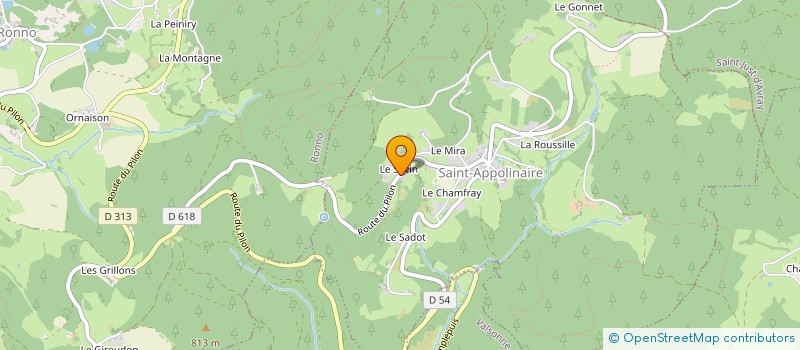 localisation de l'entreprise MONSIEUR ANTHONY RAILLARD  SAINT-APPOLINAIRE