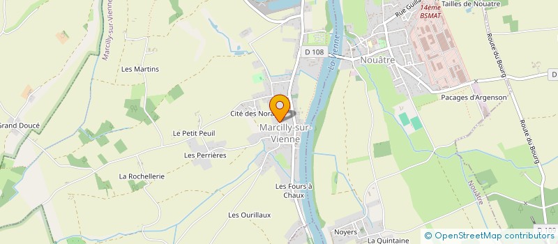 localisation de l'entreprise MONSIEUR ANTHONY RAIMBAULT  MARCILLY-SUR-VIENNE