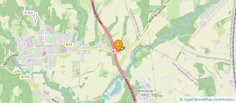 localisation de l'entreprise MONSIEUR ANTHONY RAMBAUD  SAINT-UZE