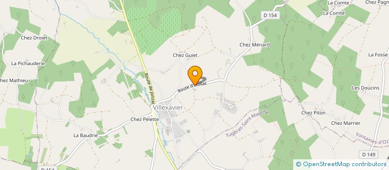 localisation de l'entreprise MONSIEUR ANTHONY RAMBEAU  VILLEXAVIER