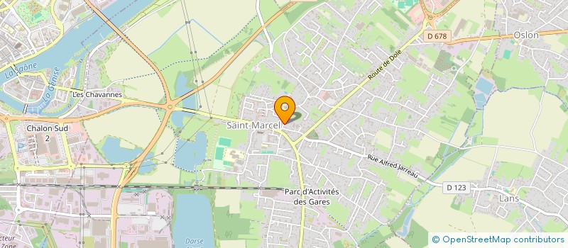 localisation de l'entreprise MONSIEUR ANTHONY RAMEAU  SAINT-MARCEL