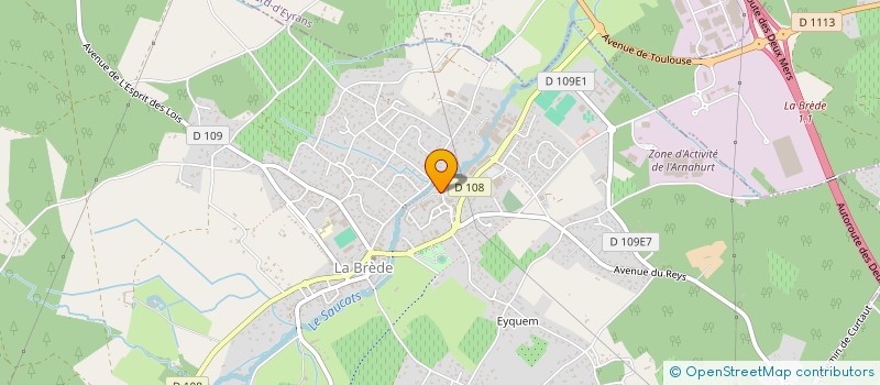 localisation de l'entreprise MONSIEUR ANTHONY RAMES  LA BREDE