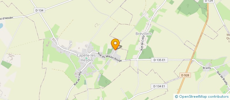 localisation de l'entreprise MONSIEUR ANTHONY RAMET  CAPELLE-LES-HESDIN