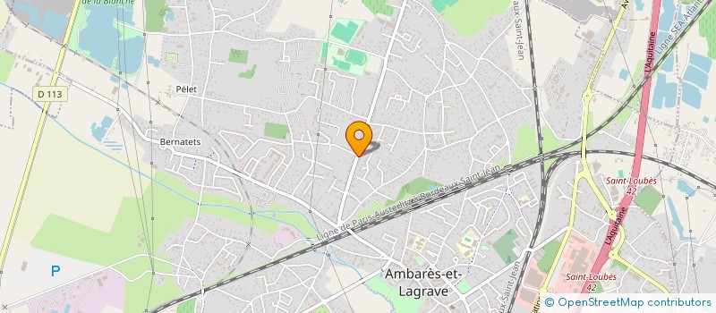 localisation de l'entreprise MONSIEUR ANTHONY RAMOS  AMBARES-ET-LAGRAVE