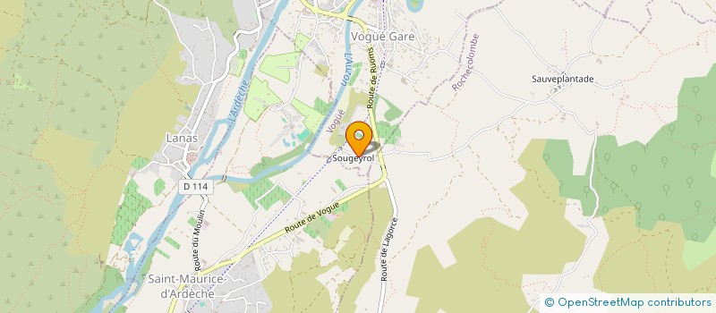 localisation de l'entreprise MONSIEUR ANTHONY RANCHON  VOGUE