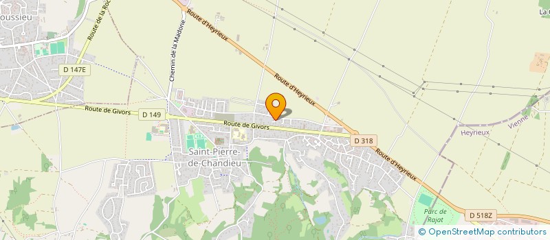 localisation de l'entreprise MONSIEUR ANTHONY RANCHON  SAINT-PIERRE-DE-CHANDIEU