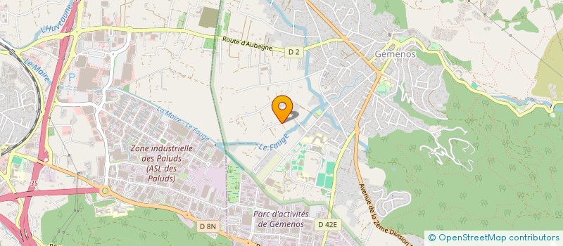 localisation de l'entreprise MONSIEUR ANTHONY RANDO  GEMENOS