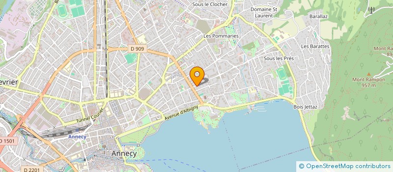localisation de l'entreprise MONSIEUR ANTHONY RASSAT à ANNECY