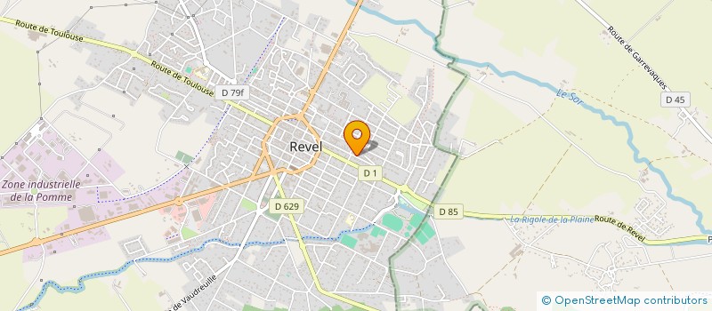 localisation de l'entreprise MONSIEUR ANTHONY RAYMOND  REVEL