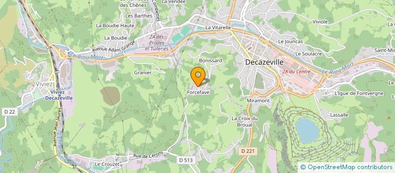 localisation de l'entreprise MONSIEUR ANTHONY RAYNAL  DECAZEVILLE