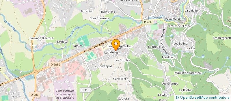 localisation de l'entreprise MONSIEUR ANTHONY RAYNAUD à THIERS