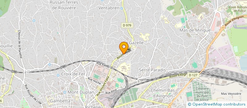 localisation de l'entreprise MONSIEUR ANTHONY REBUFFAT  SAINT-PRIVAT-DES-VIEUX