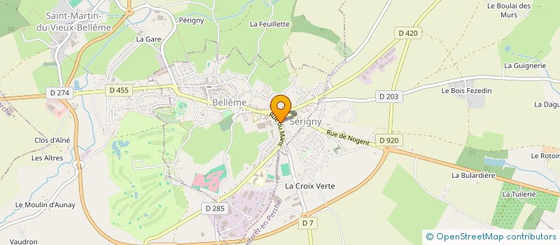 localisation de l'entreprise MONSIEUR ANTHONY RECTON à BELLEME