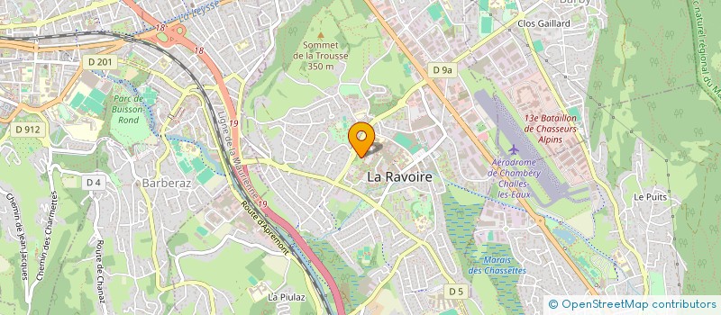 localisation de l'entreprise MONSIEUR ANTHONY REGAZZI  LA RAVOIRE