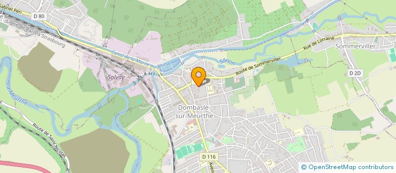 localisation de l'entreprise MONSIEUR ANTHONY REIN  DOMBASLE-SUR-MEURTHE