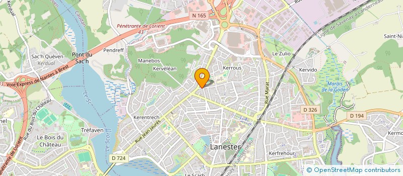 localisation de l'entreprise MONSIEUR ANTHONY REINHARD  LANESTER