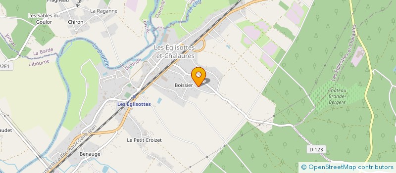 localisation de l'entreprise MONSIEUR ANTHONY REINHART à LES EGLISOTTES ET CHALAURES