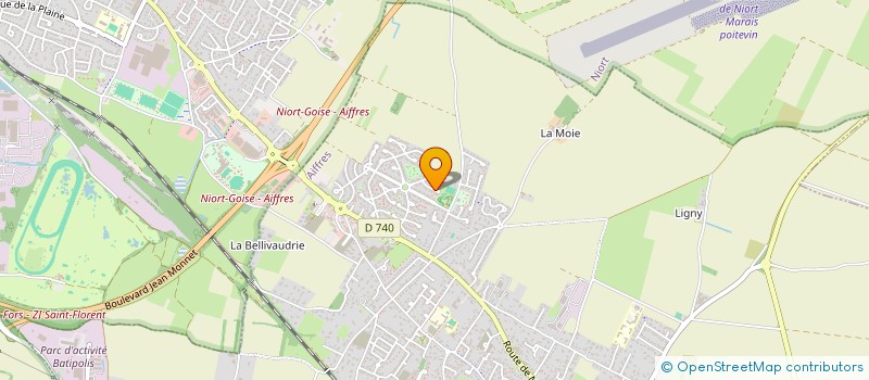 localisation de l'entreprise MONSIEUR ANTHONY RENGEARD  AIFFRES