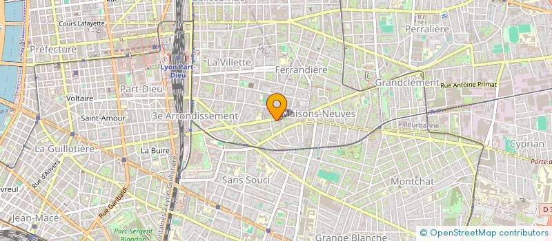 localisation de l'entreprise MONSIEUR ANTHONY RESSICAUD  LYON