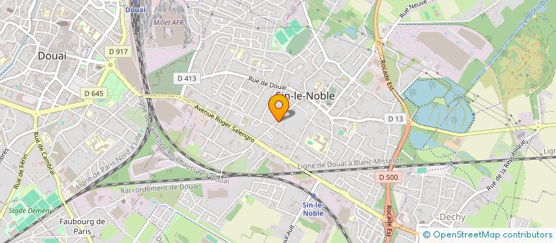 localisation de l'entreprise MONSIEUR ANTHONY REYNAERT  SIN-LE-NOBLE