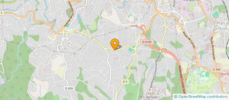localisation de l'entreprise MONSIEUR ANTHONY REYSS à GRASSE
