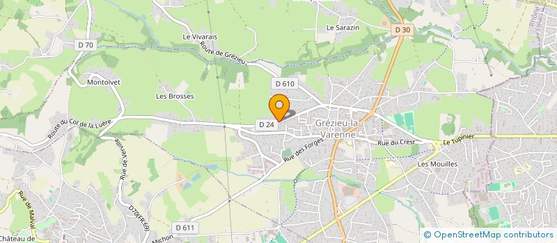 localisation de l'entreprise MONSIEUR ANTHONY RIBEIRO  GREZIEU-LA-VARENNE