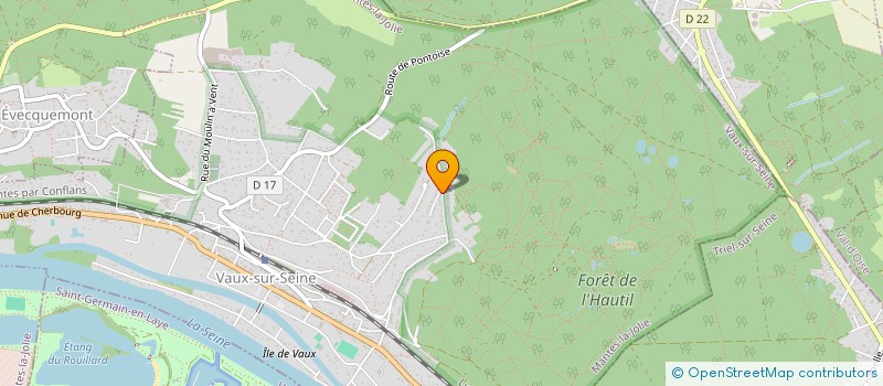 localisation de l'entreprise MONSIEUR ANTHONY RIBEIRO DA SILVA  VAUX-SUR-SEINE