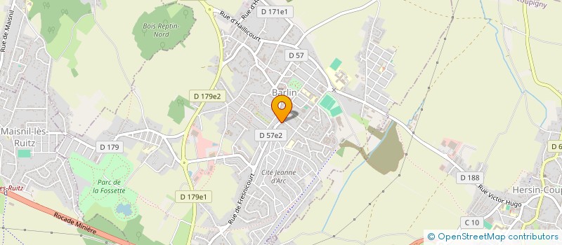 localisation de l'entreprise MONSIEUR ANTHONY RICHARD  BRUAY-LA-BUISSIERE