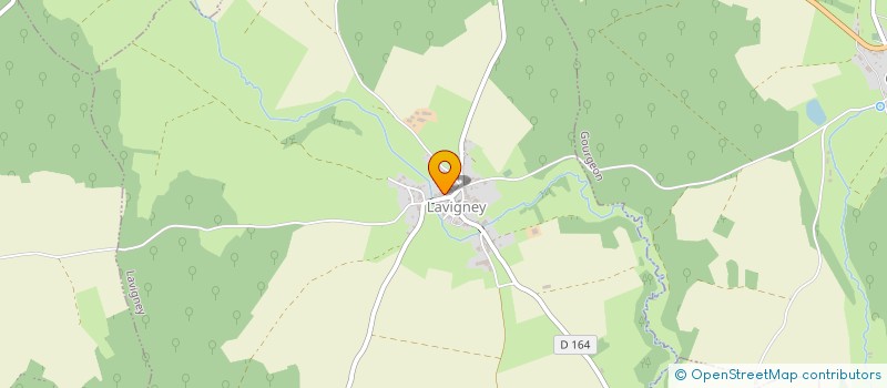 localisation de l'entreprise MONSIEUR ANTHONY RICHARD  LAVIGNEY