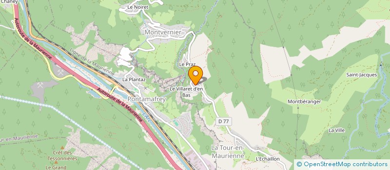 localisation de l'entreprise MONSIEUR ANTHONY RICKLIN  LA TOUR-EN-MAURIENNE