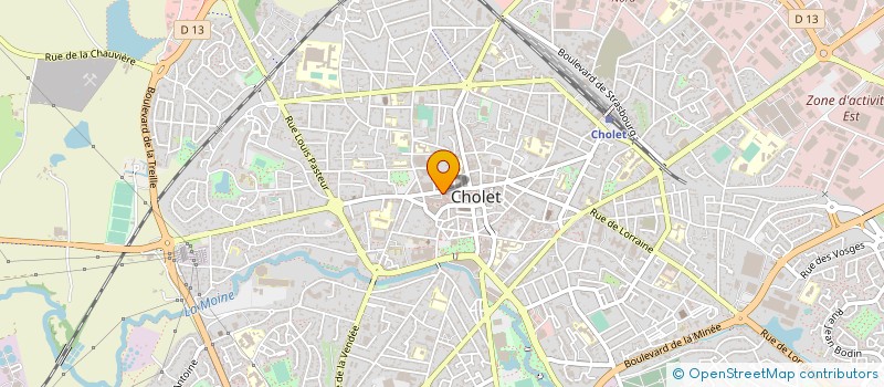localisation de l'entreprise MONSIEUR ANTHONY RIDEAU à CHOLET